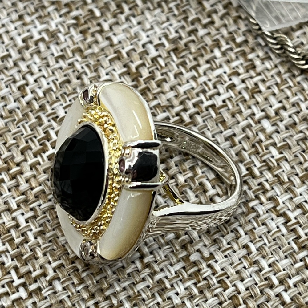 Striking Vintage Sterling Silver 925 Hong Kong Ring - Picture 9 of 16